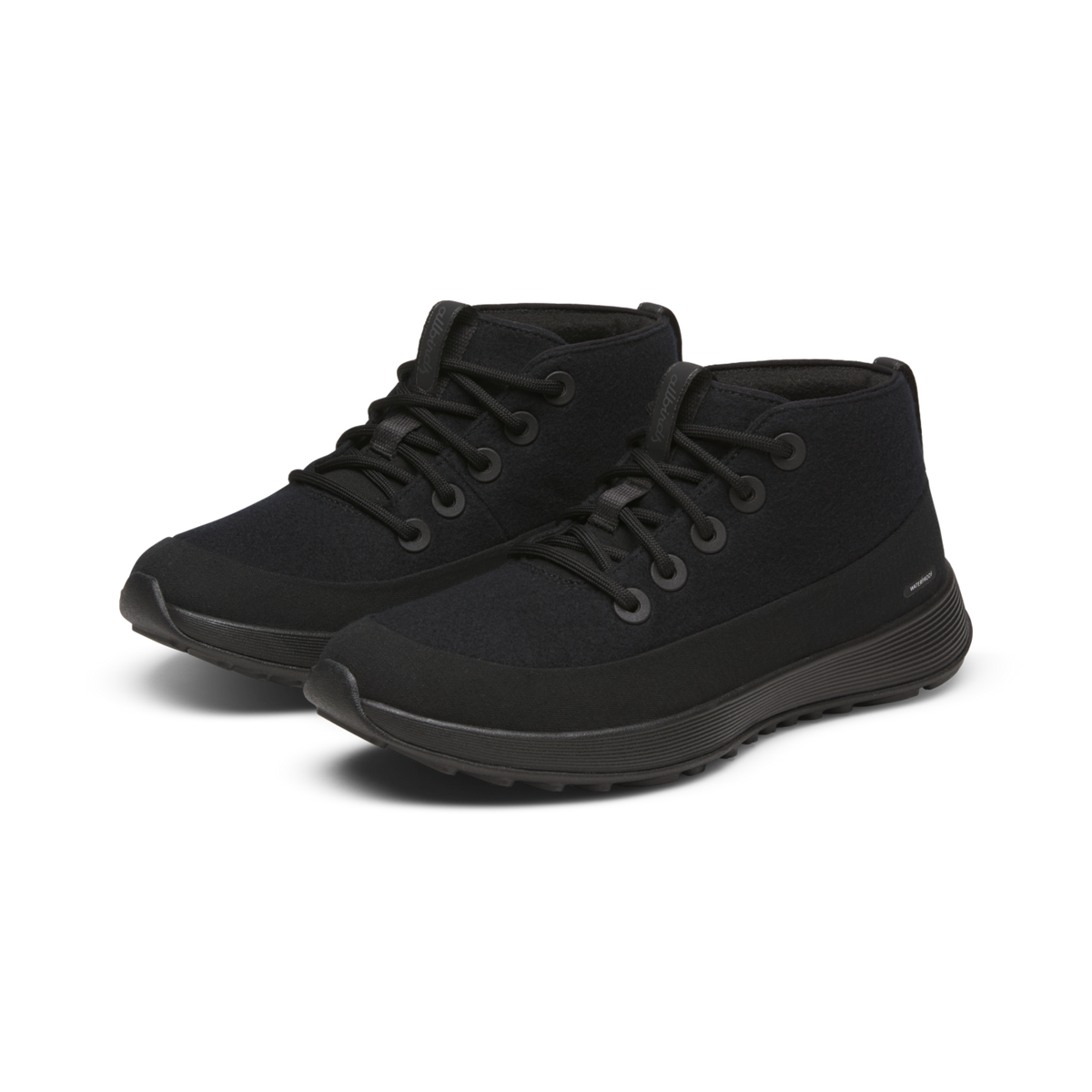 Allbirds M Wool Runner NZ Mid Waterproof Freizeitschuhe in SCHWARZ