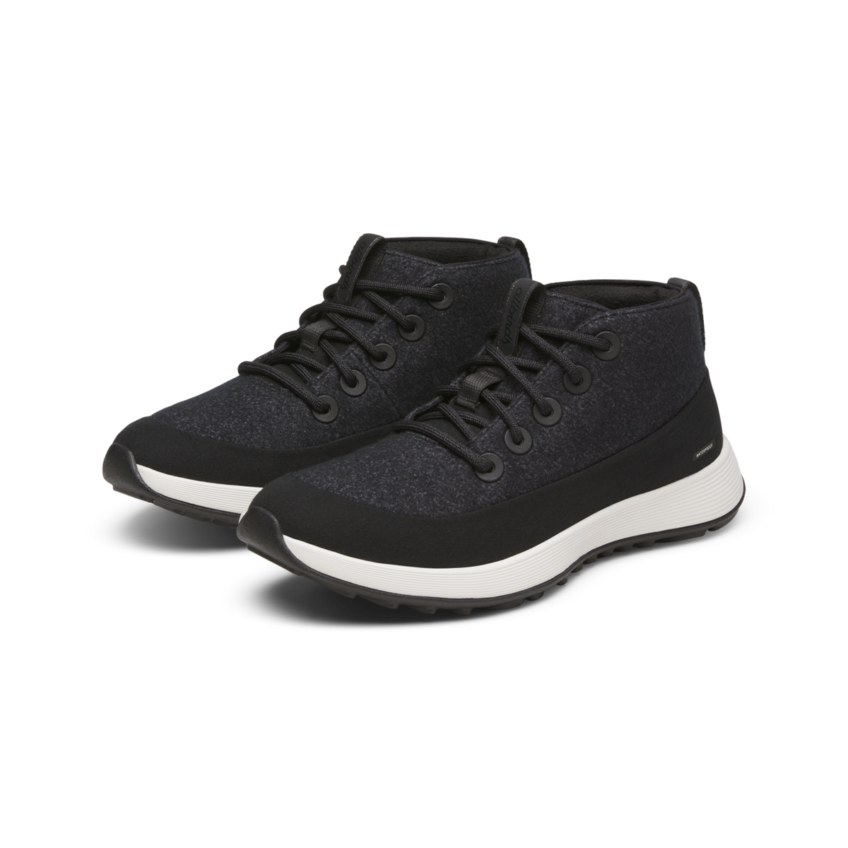 Allbirds W Wool Runner NZ Mid Waterproof Freizeitschuhe in SCHWARZ