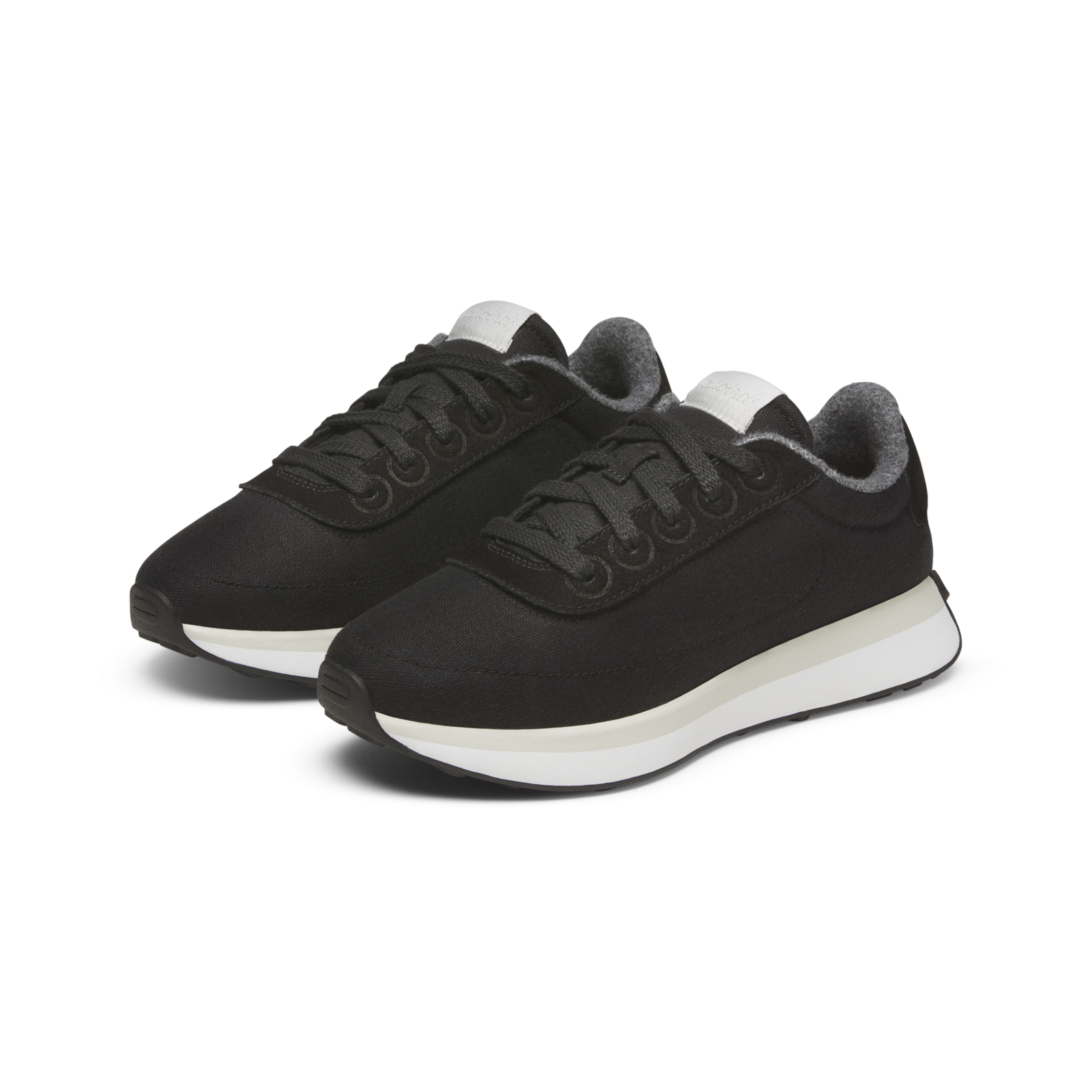 Allbirds Womens Varsity Freizeitschuhe in SCHWARZ