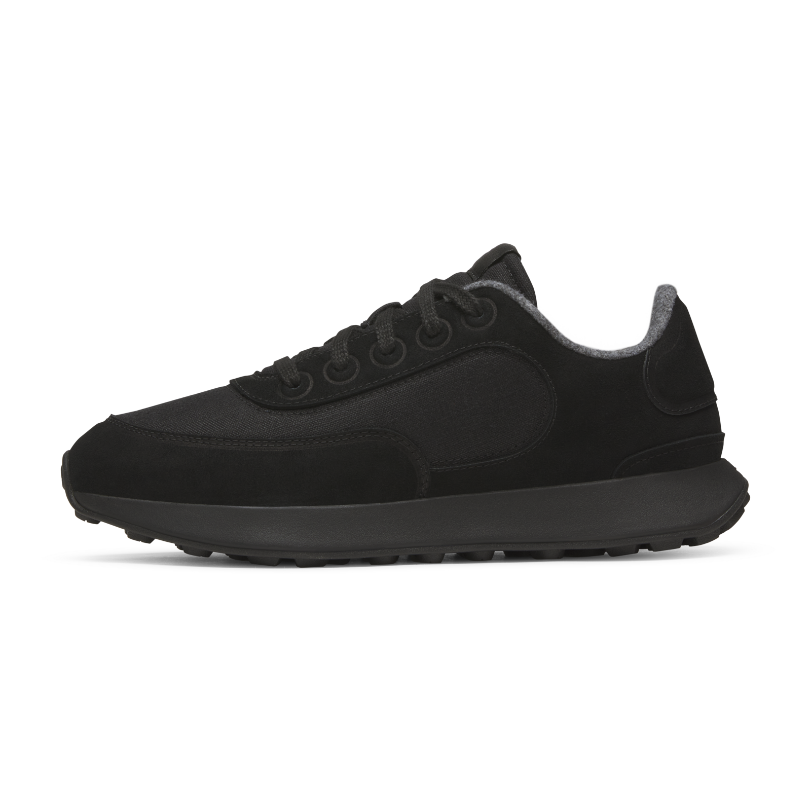 Allbirds Mens Varsity Freizeitschuhe in SCHWARZ