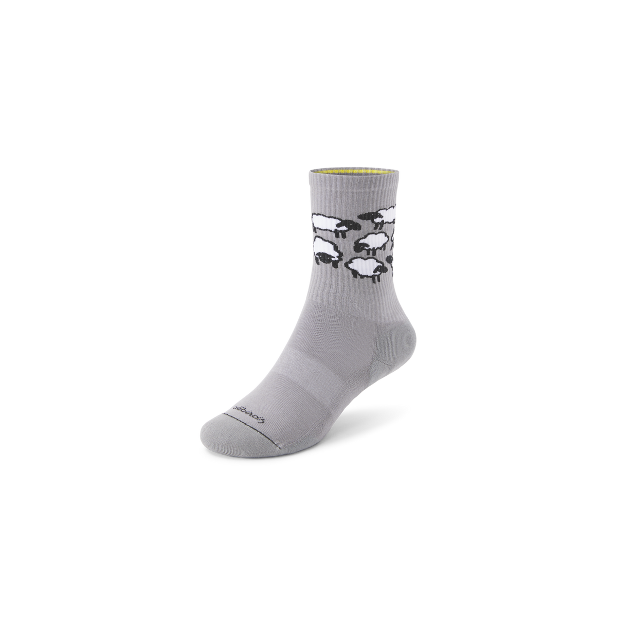 Allbirds Anytime Crew Sock in GRAU