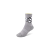 Anytime Crew Sock - medium grey/blizzard (natural black) / S